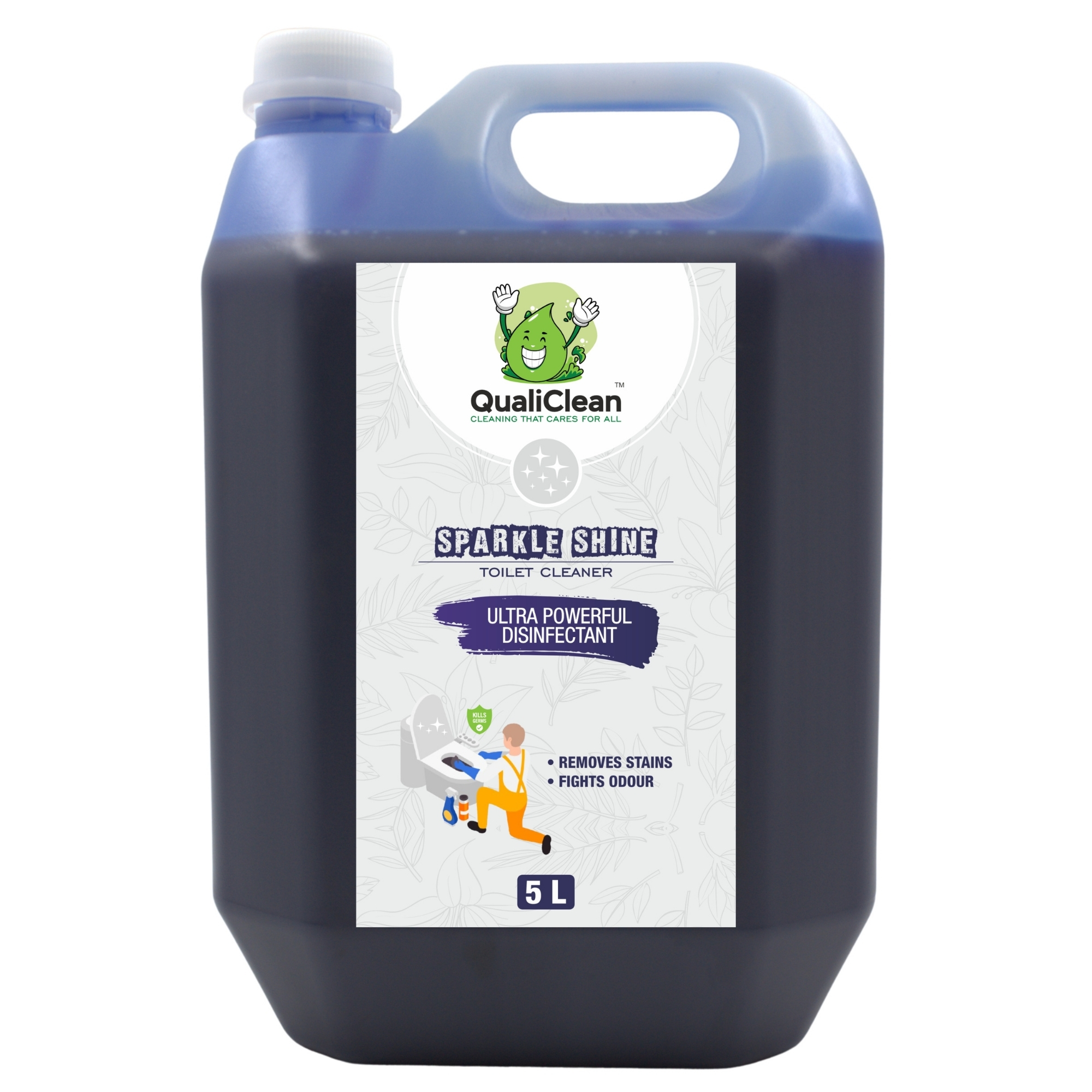 QualiClean Toilet Cleaner – 1 Litre Fragrance-Free