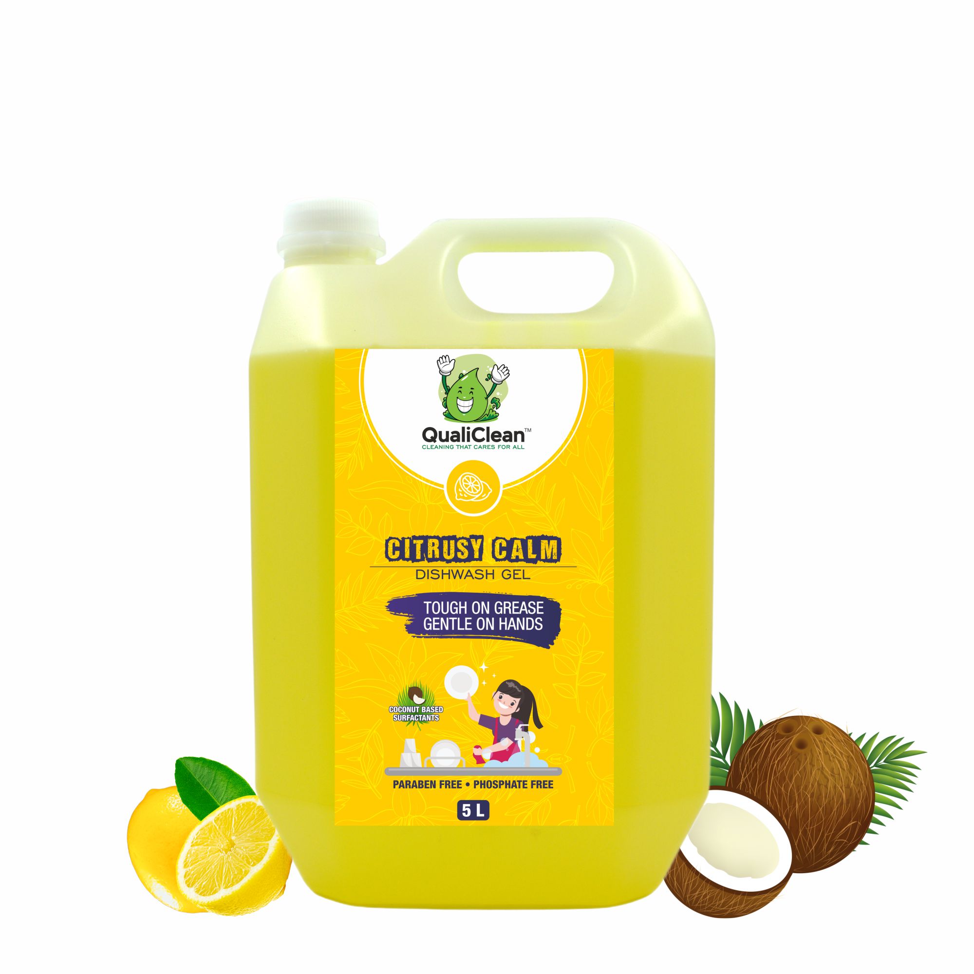 QualiClean Dishwash Gel – 5 Litre